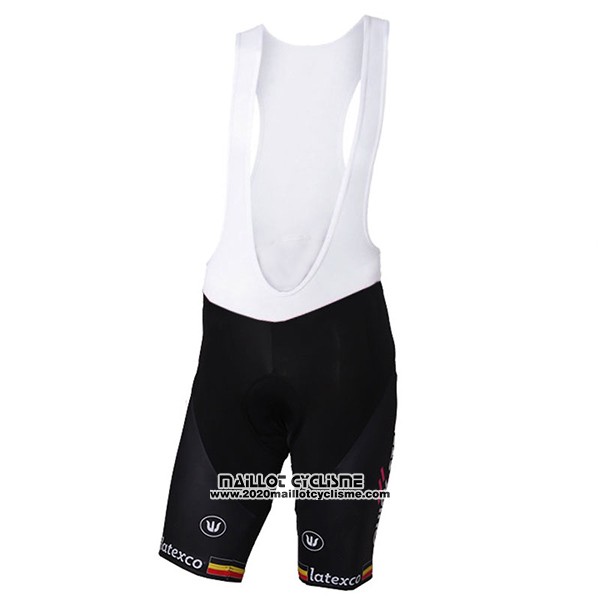 2017 Maillot Ciclismo Quick Step Floors Champion Belgique Manches Courtes et Cuissard